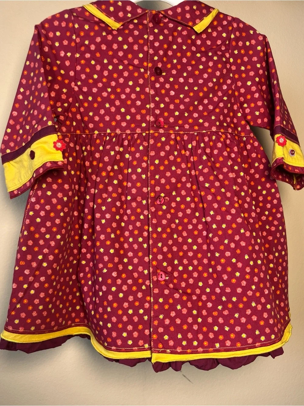 French Vintage Kids Catimini Dress with Matching Tights